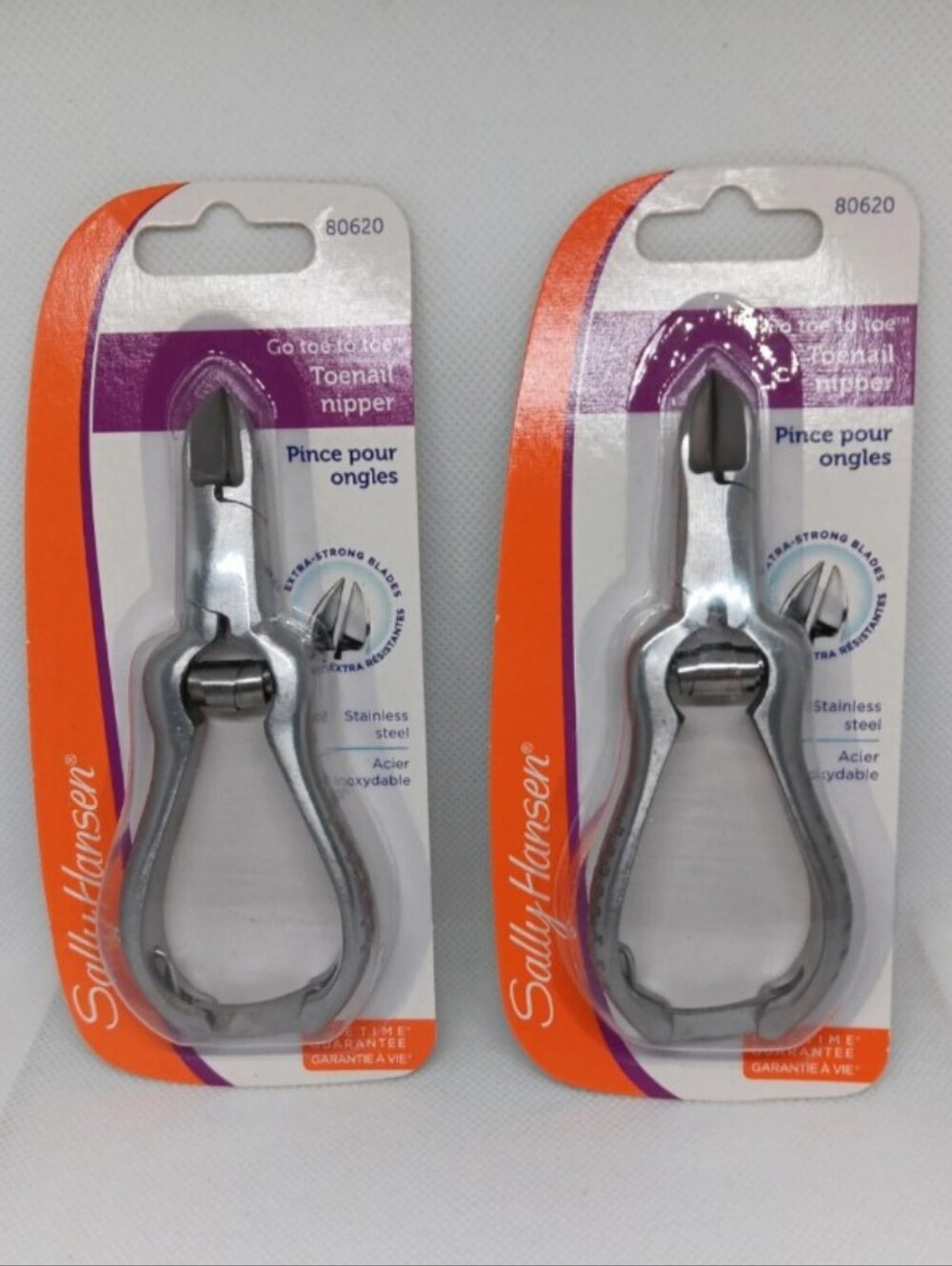 2 Packs Of Sally Hanson Go Toe to Toe ToeNail Nipper Clippers NIP